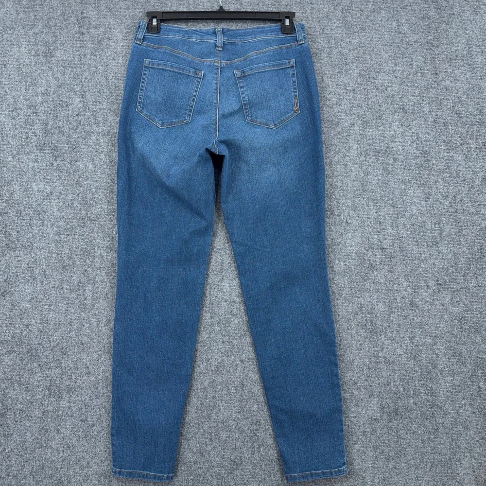 Style & Co Curvy Skinny Leg Jeans Womens 8L Cotton Blend Blue - Picture 2 of 8